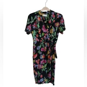 Vintage Casual Corners Mock Wrap Dress